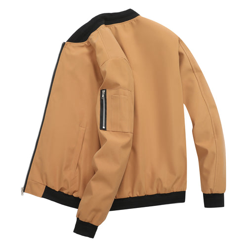 Herren Bomberjacke mit elastischen Bündchen und mehreren Taschen Echoarchiv