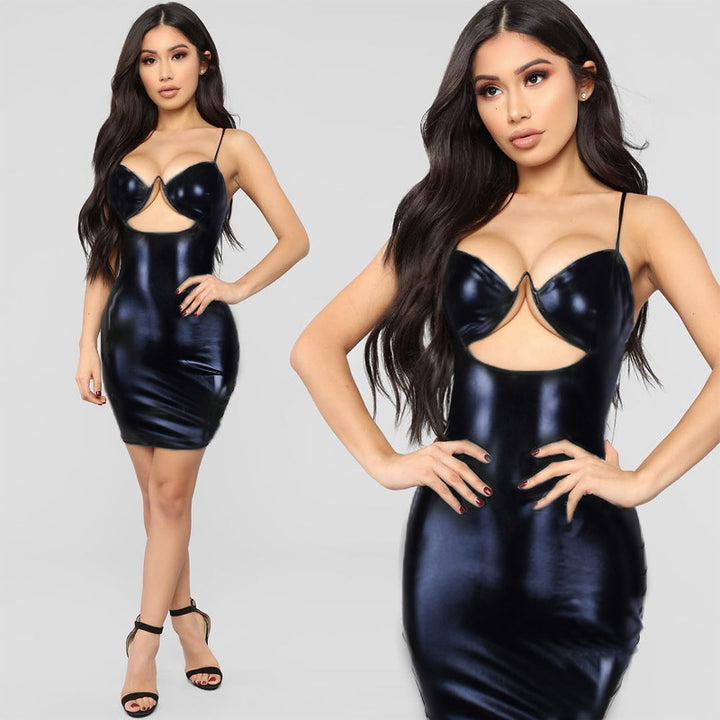 Damen Hautenges Kleid mit tiefem Ausschnitt und aufregendem Design Echo Archiv