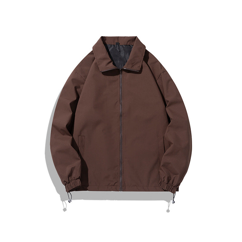 Herren Übergangsjacke mit verstellbarer Kapuze und elastischen Bündchen Echoarchiv