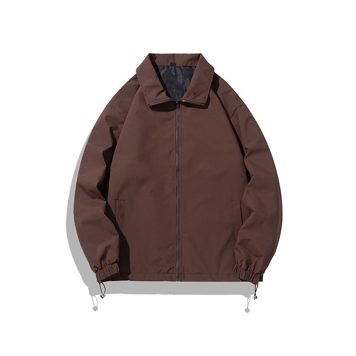 Herren Übergangsjacke mit verstellbarer Kapuze und elastischen Bündchen Echoarchiv