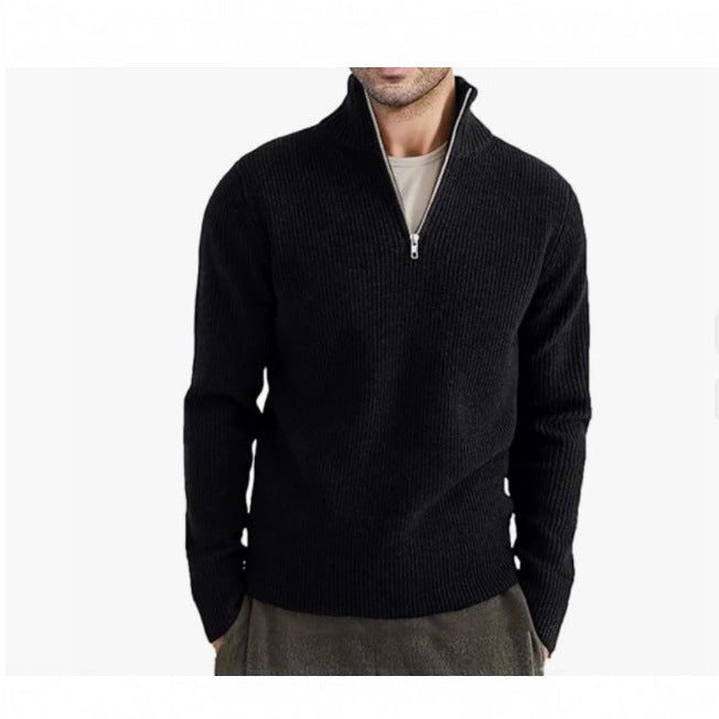 Herren Strickpullover mit Stehkragen Echoarchiv