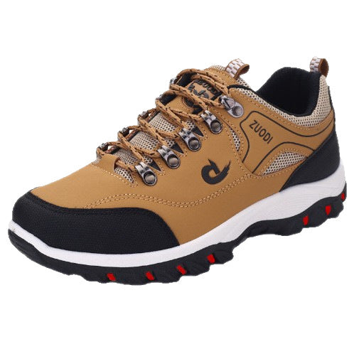 Herren robuste Trail‑Trekking‑Sneaker mit verstärkter Zehenkappe, Metallösen und multidirektionaler Profilsohle – Norré