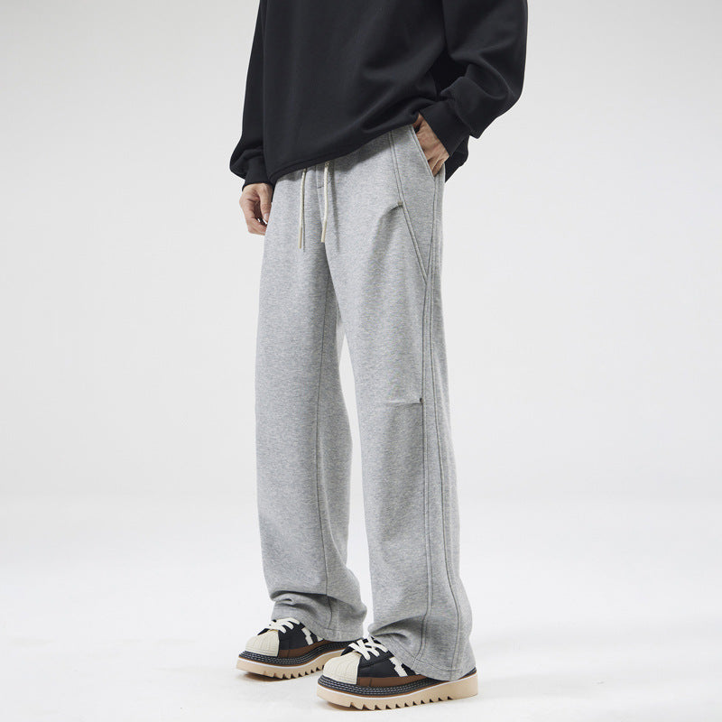 Unisex Locker geschnittene Sweatpant mit geradem Bein, elastischem Bund und aufgesetzten Gesäßtaschen Echo Archiv