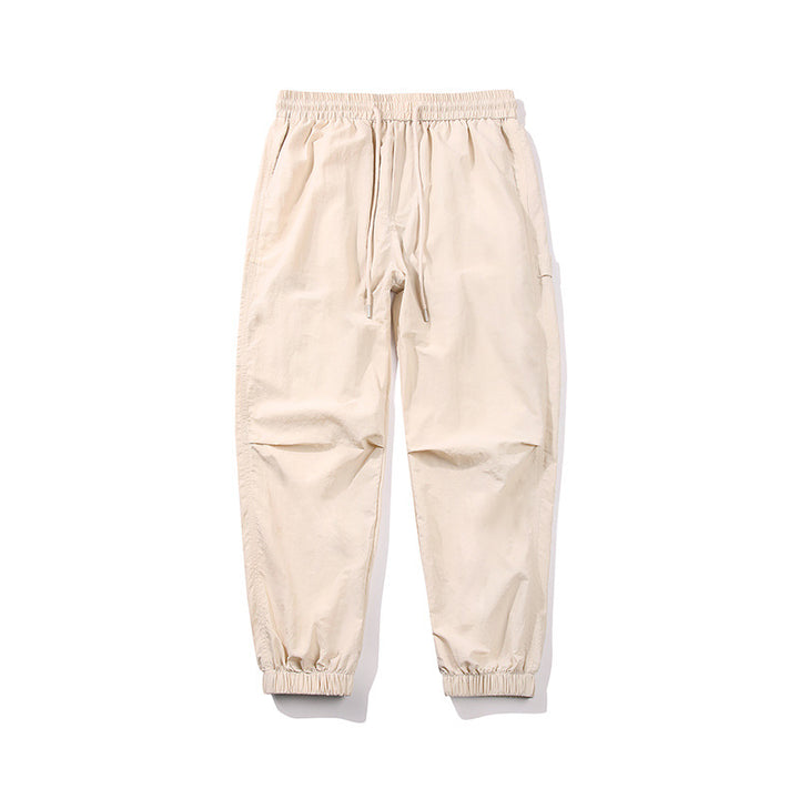 Herren Technische Ripstop-Joggerhose mit Tunnelzug, Knieabnähern und geripptem Knöchelabschluss Echo Archiv