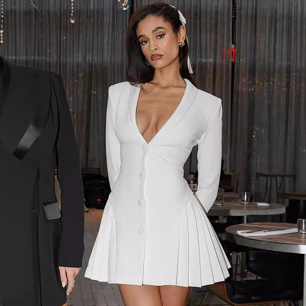 Damen Blazer-Kleid mit taillierter Silhouette und schwingendem Rock Echo Archiv