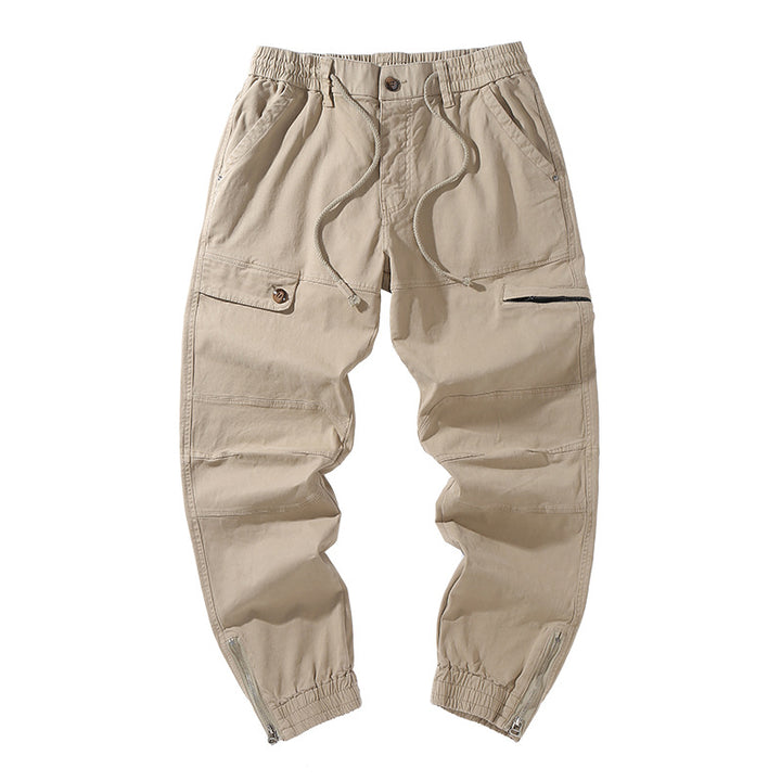 Herren praktische Cargo-Hose mit elastischem Bund und zahlreichen Taschen Echoarchiv