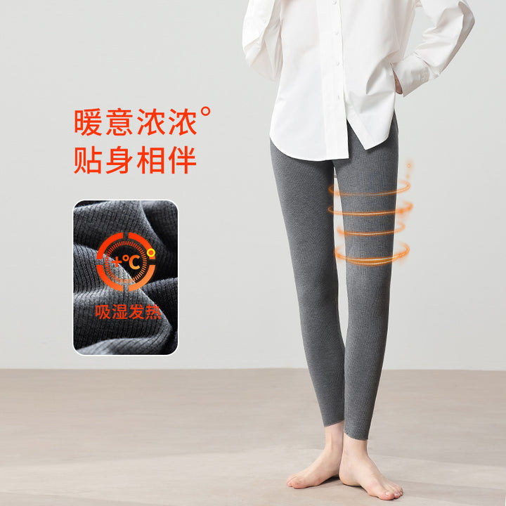 Damen Feine Thermo-Leggings mit hohem Elastikbund und enger Silhouette Echo Archiv