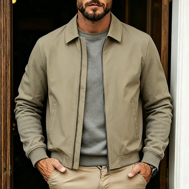 Herren Modische Freizeitjacke mit Stehkragen Echo Archiv
