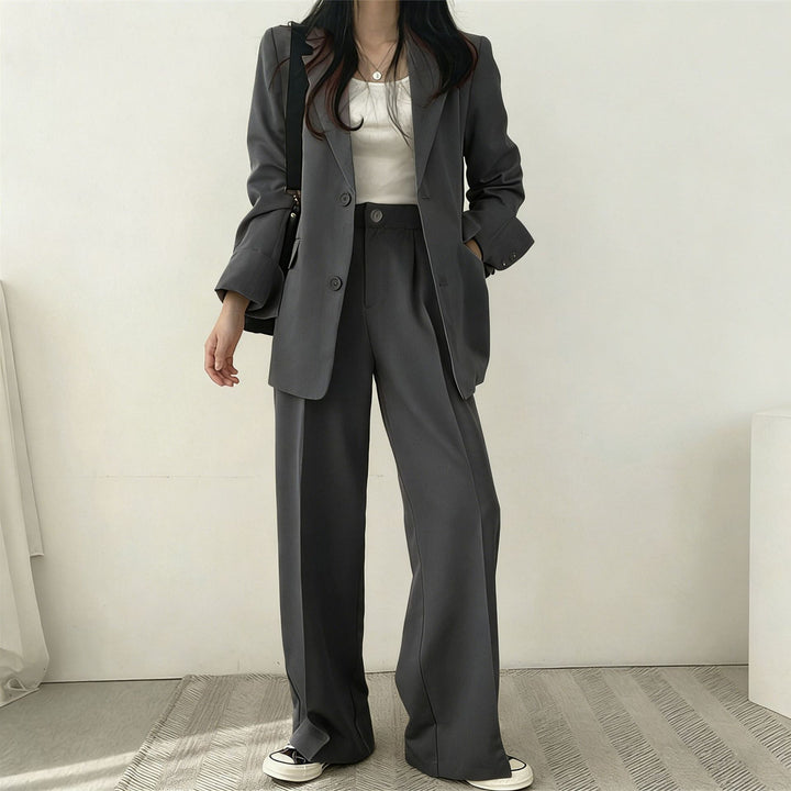 Damen Elegante Weite Hose Echo Archiv