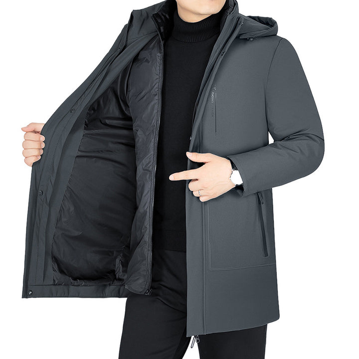 Mann Winterjacke Wasserdicht mit Kapuze Echoarchiv