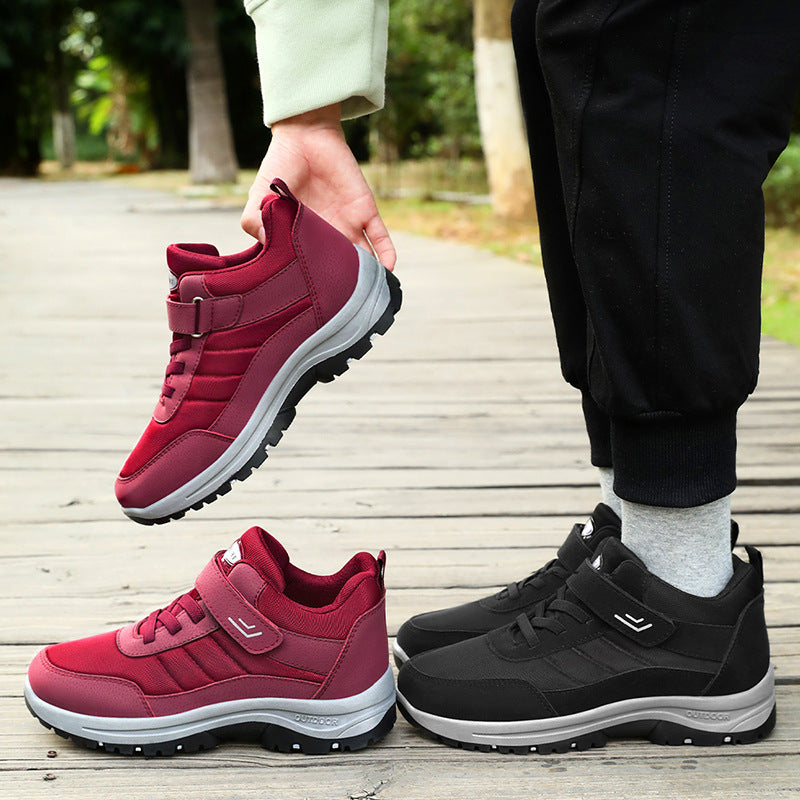 Herren nan multifunktionaler Trekking-Walking-Sneaker mit Klett- und Schnürsystem, stoßdämpfender EVA-Zwischensohle und tiefprofilierter Trailsohle Echo Archiv