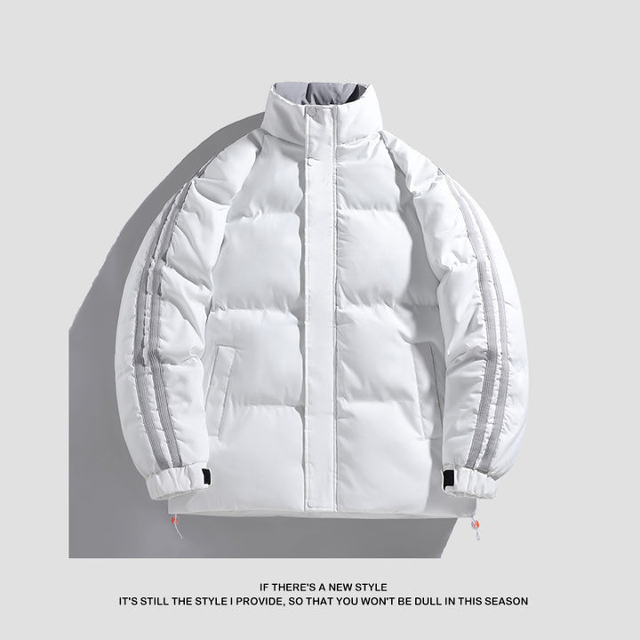 Herren Winterliche Steppjacke mit isolierendem Innenfutter und verstellbarer Kapuze Echoarchiv