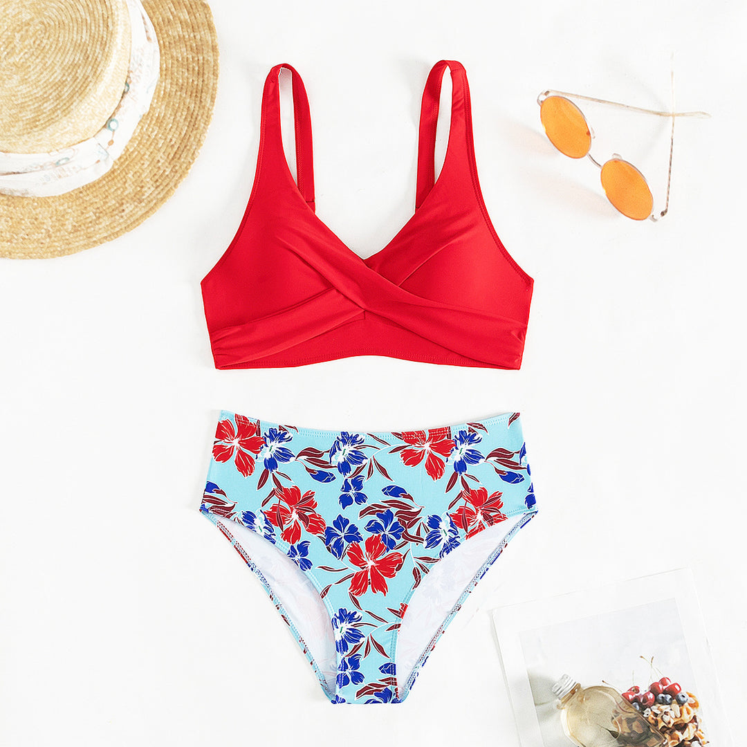 Damen Hochschnitt Bikini-Set Echo Archiv