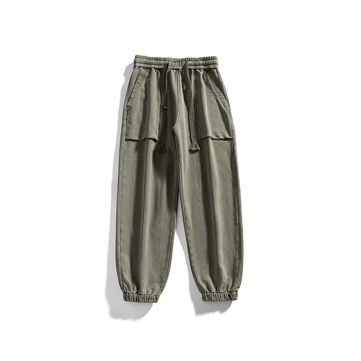 Herren Cargo-Jogginghose mit elastischem Bund und aufgesetzten Pattentaschen Echo Archiv