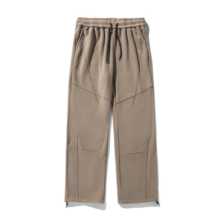 Unisex Weite Fleecehose mit elastischem Bund, Tunnelzug und verstellbarem Beinabschluss Echo Archiv
