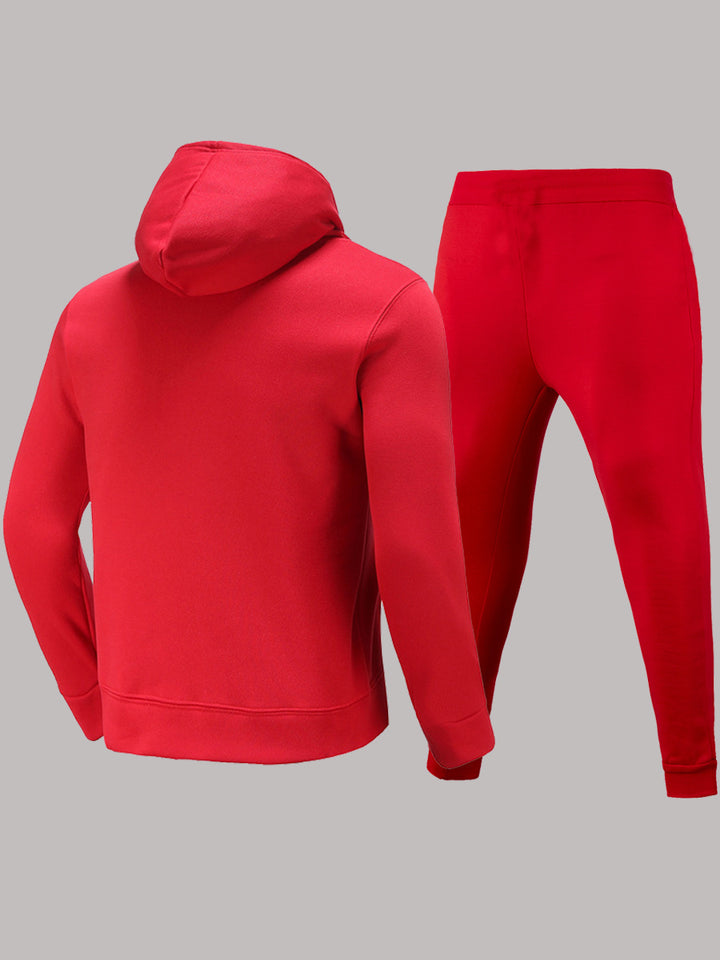 Herren Sweatanzug mit modernem Logo-Druck Echoarchiv