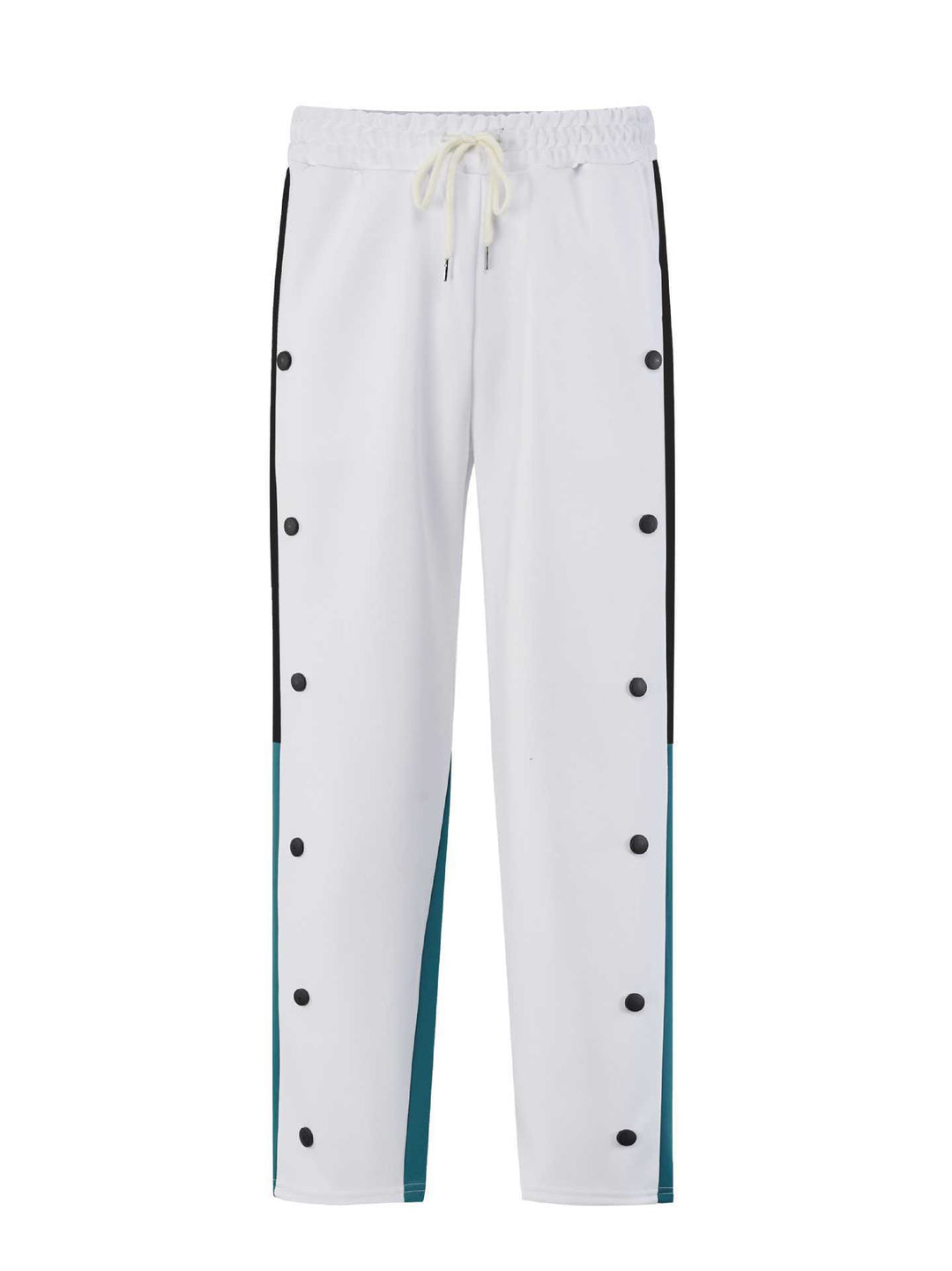 Herren Sportliche Jogginghose mit Druckknopfdetails und elastischem Bund Echoarchiv