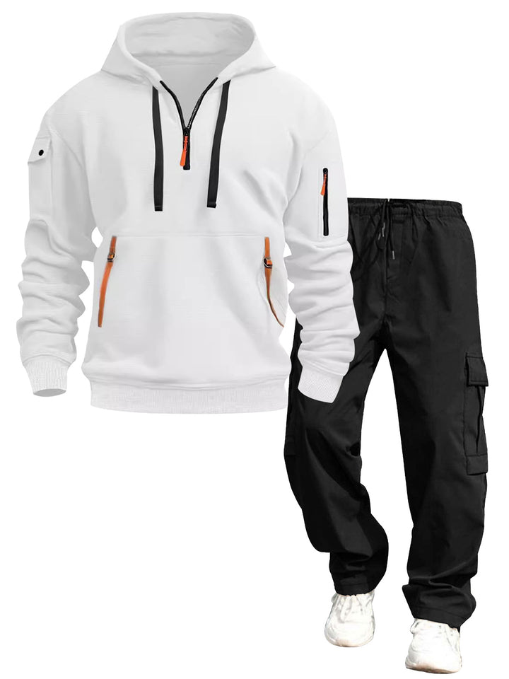 Herren lässiger Kapuzenpullover und Jogginghose Echo Archiv