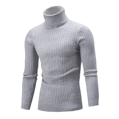 Herren rollkragen Pullover mit Zopfmuster Echoarchiv