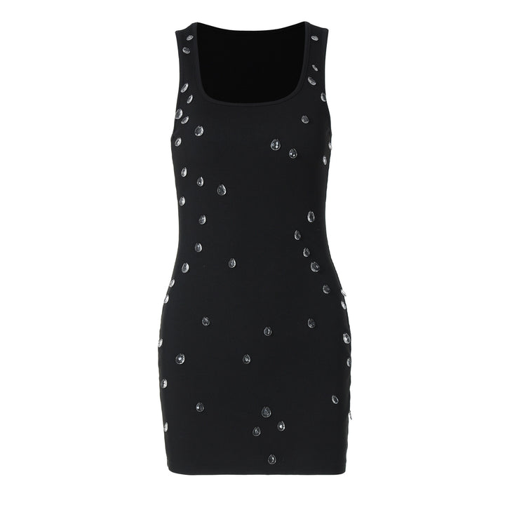 Damen Figurbetontes Minikleid mit Glitzersteinverzierungen Echo Archiv
