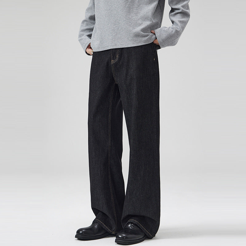 Herren weite Relaxed-Fit Jeans aus rohem Denim Echo Archiv