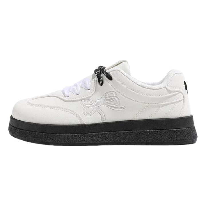 Damen Komfortable Sneakers mit verspieltem Schleifen-Design Echo Archiv