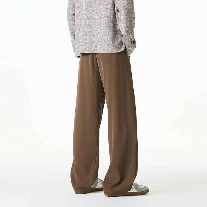 Damen Weiche Bundfalten-Hose mit elastischem Komfortbund und weitem Bein Echo Archiv