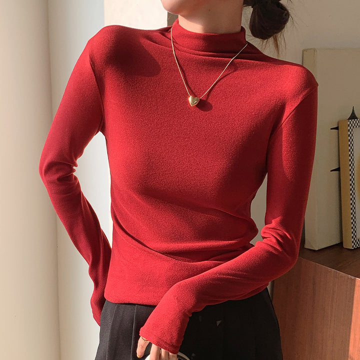 Damen Elegantes Rollkragenoberteil Echo Archiv 1787620582