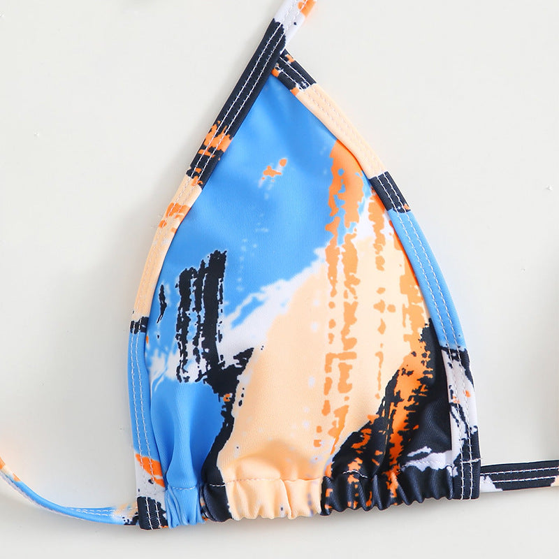 Damen Triangel-Bikini mit modischem Schnürdesign Echo Archiv