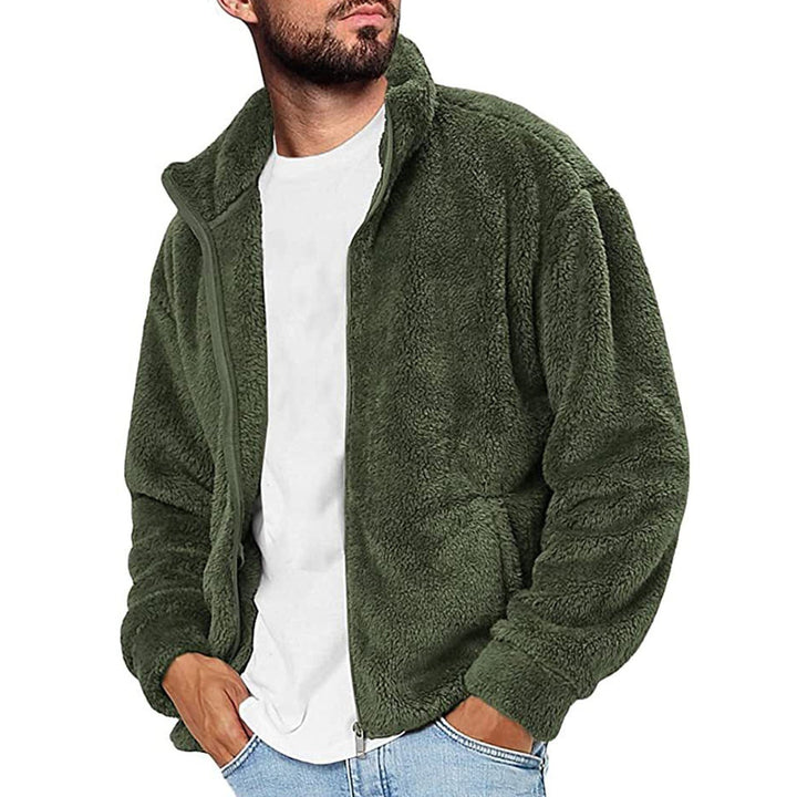 Herren Fleecejacke mit weichem Innenfutter und praktischen Taschen Echoarchiv