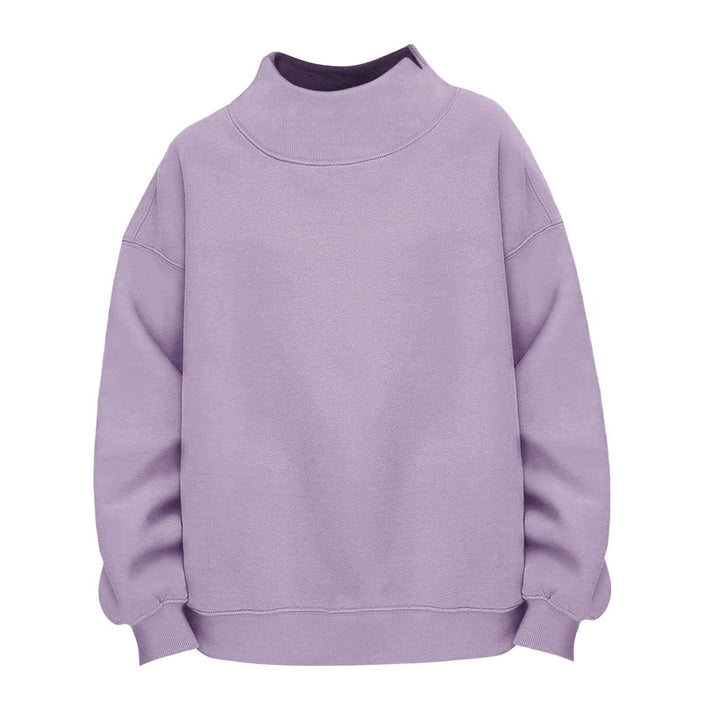 Damen Lässiges Funnel-Neck Sweatshirt im Oversize‑Schnitt mit überschnittener Schulter Echo Archiv