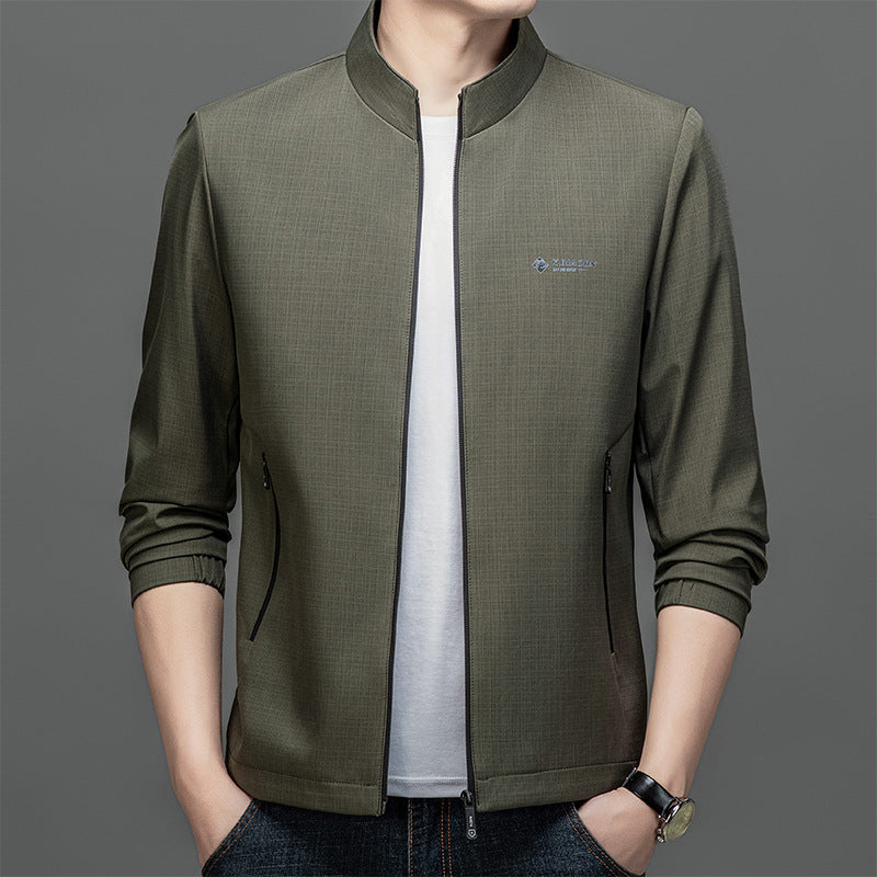 Herren Modische Sportjacke mit Stehkragen Echo Archiv