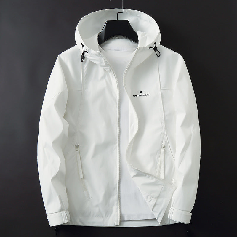 Herren Leichte wasserabweisende Softshelljacke mit Kapuze, verstellbaren Bündchen und Reißverschlusstaschen Echo Archiv