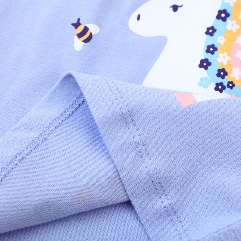 Mädchen T-Shirt mit verspieltem Einhorn-Design Echo Archiv