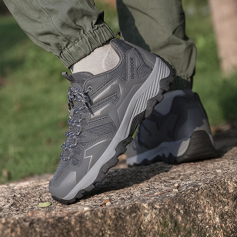 Herren nan robuster Trail- und Wandersneaker mit Multiterrain-Profilsohle, atmungsaktivem Meshoberteil und verstärkter Zehenkappe Echo Archiv