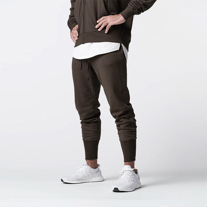 Herren bequeme Slim-Fit Sporthose mit Bündchen Echoarchiv