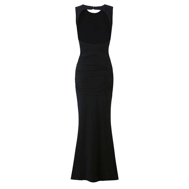 Damen Maxikleid mit raffinierten Drapierungen und elegantem Rückenausschnitt Echo Archiv
