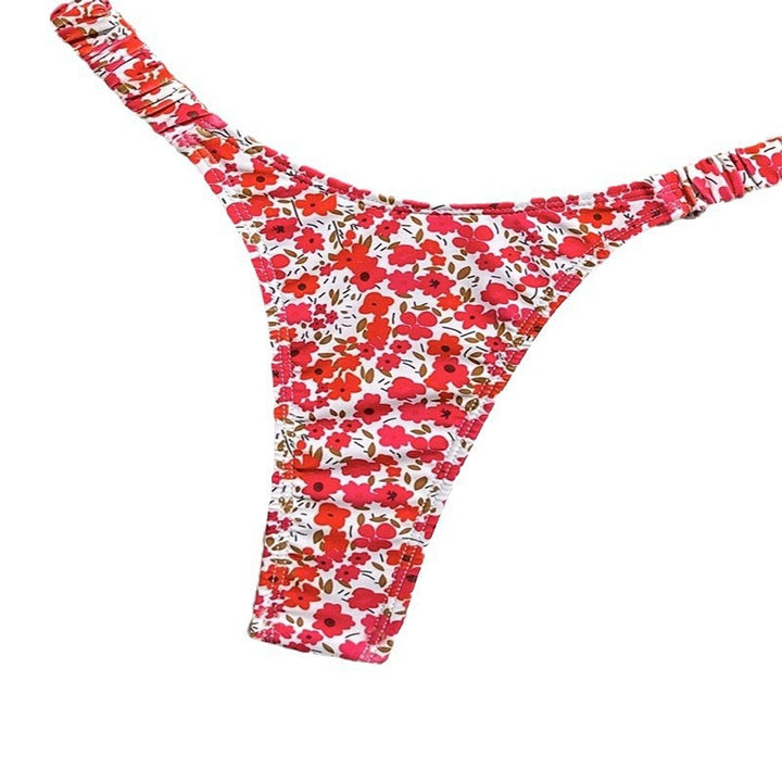 Damen Triangel-Bikini mit floralem Design und verstellbaren Trägern Echo Archiv
