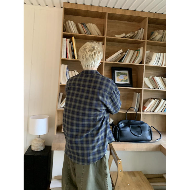 Herren Karierte Hemd Echoarchiv