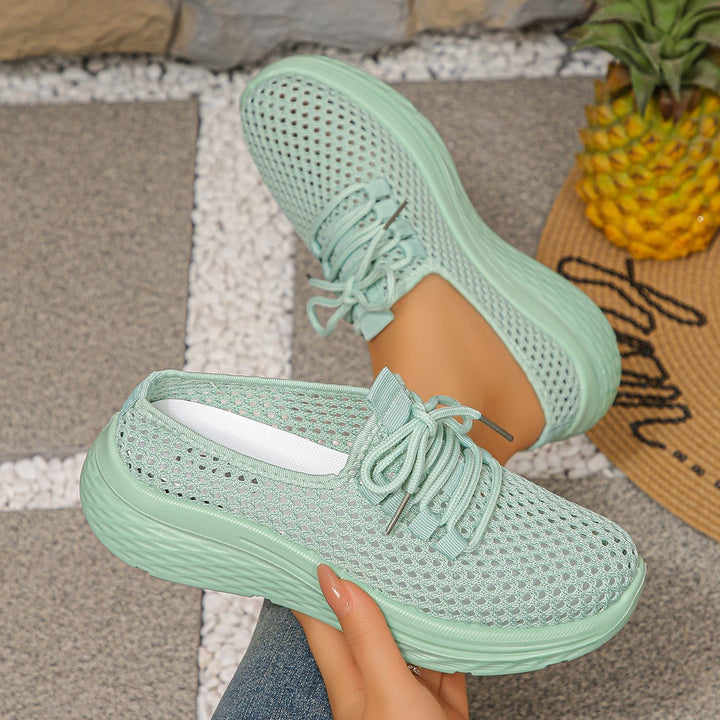 Damen atmungsaktive Sneaker mit elastischem Obermaterial und komfortabler Sohle Echo Archiv