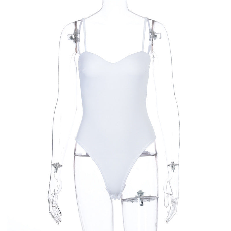 Damen elegantes Body mit verstellbaren Trägern Echo Archiv