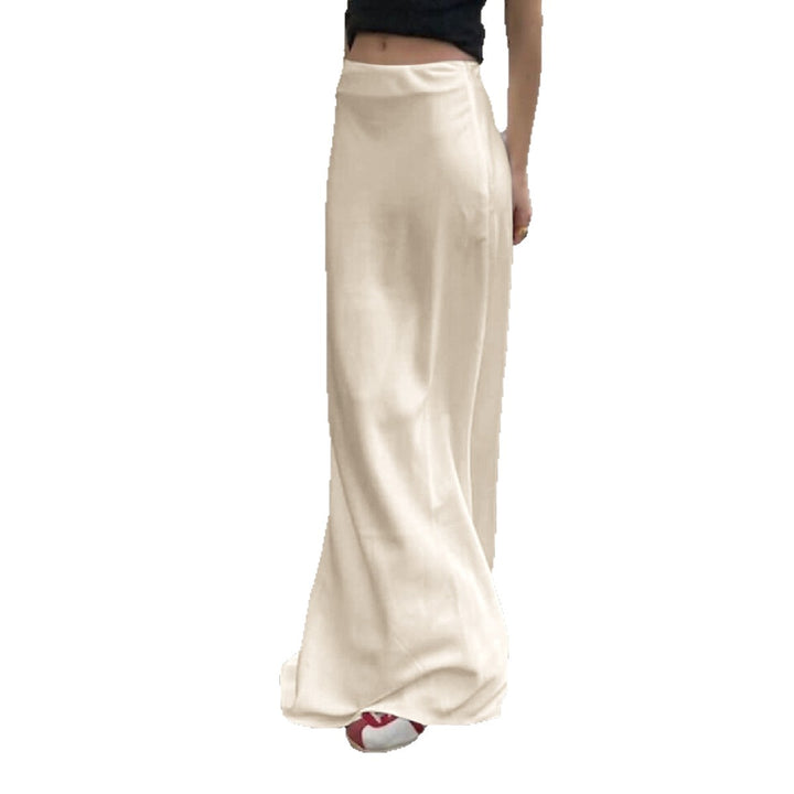Damen Elegante Maxirock mit fließendem Schnitt und hohem Taillenbund Echo Archiv