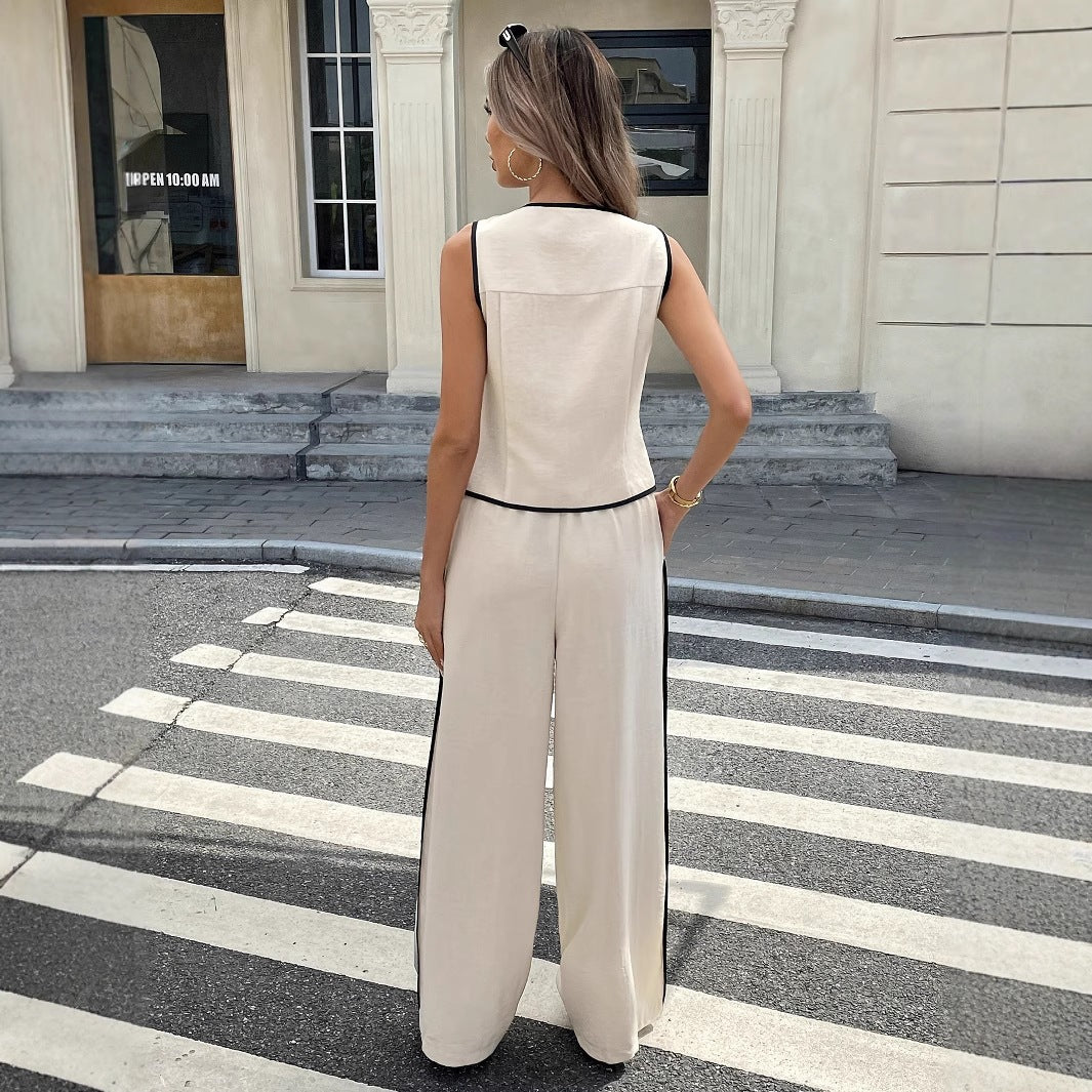 Damen Elegante und bequeme Loungewear mit Knopfleiste Echo Archiv