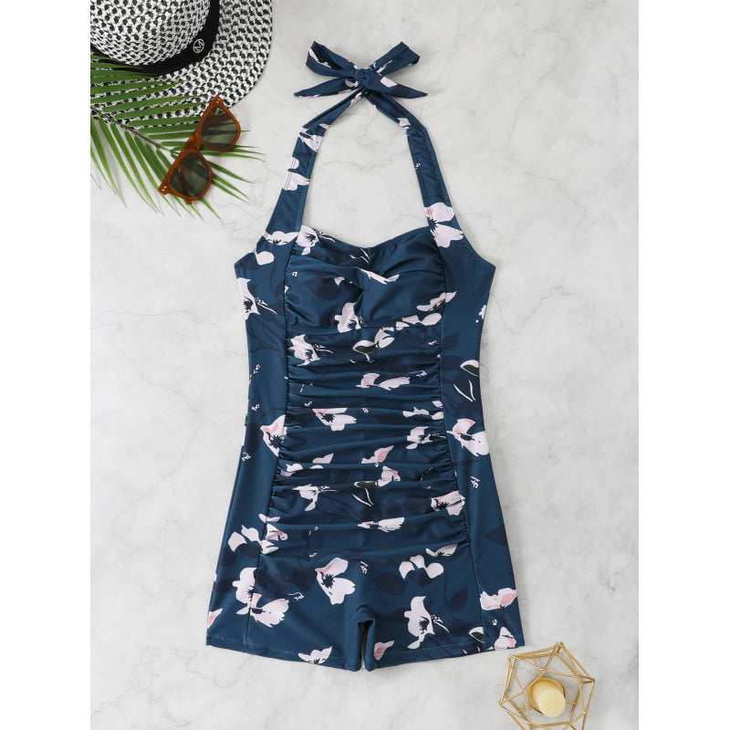 Damen Eleganter Einteiler mit verstellbaren Trägern Echo Archiv