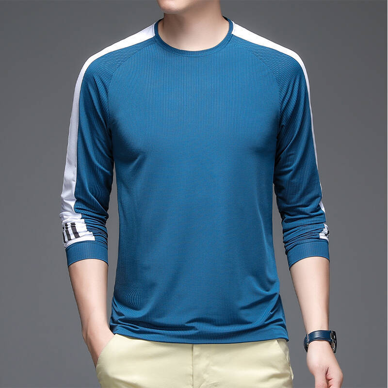 Herren Sportliches Langarm-Funktionsshirt mit feuchtigkeitsableitender Technologie Echoarchiv