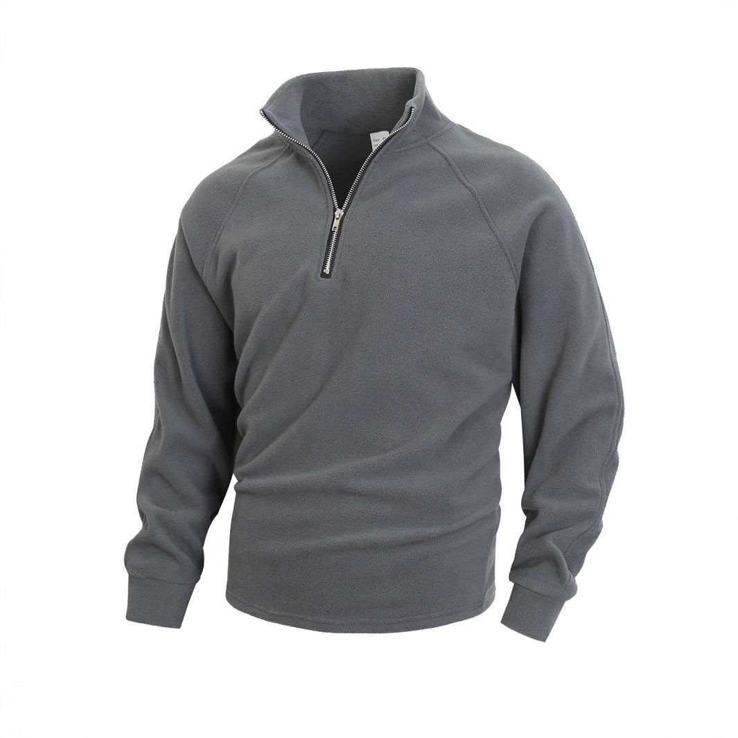 Herren Fleece Pullover mit halbem Reißverschluss Echoarchiv