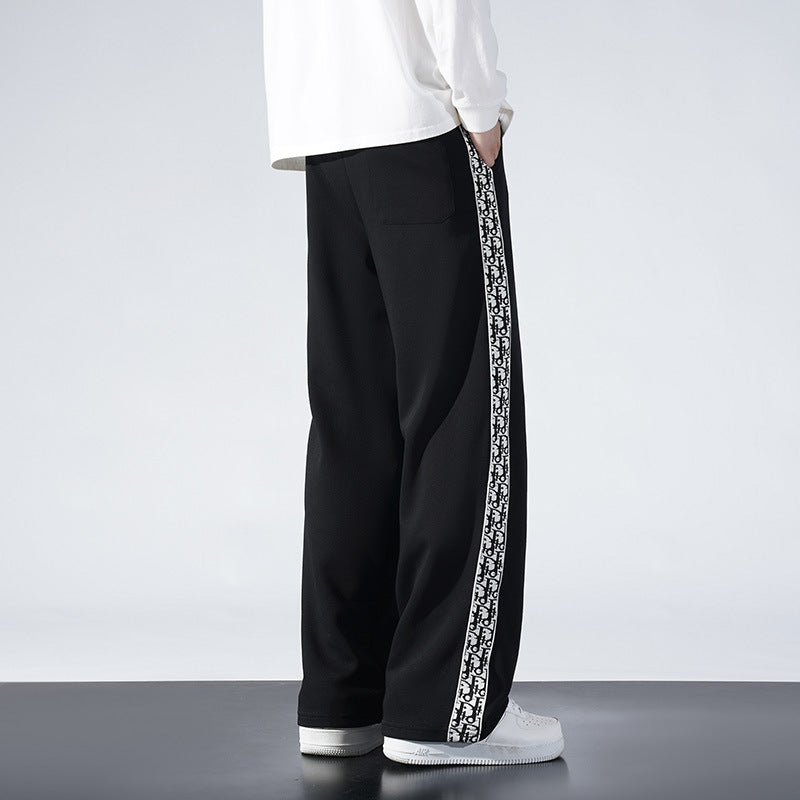 Damen Extraweite Lounge-Sweathose mit seitlichem Logoband und Komfortbund Echo Archiv