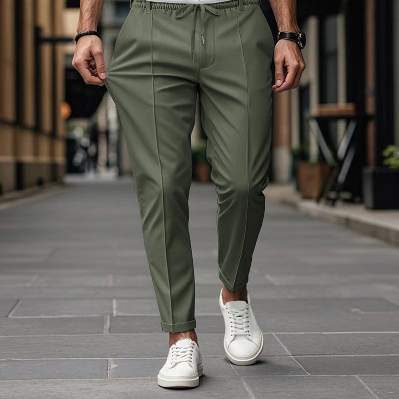 Herren modische Sporthose mit elastischem Bund und praktischen Eingrifftaschen Echoarchiv