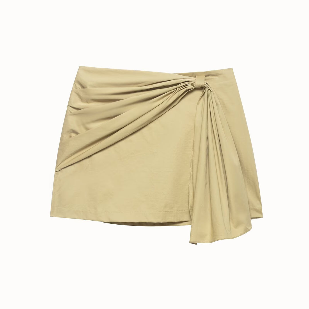 Damen Wickelrock mit asymmetrischem Design und dekorativen Drapierungen Echo Archiv