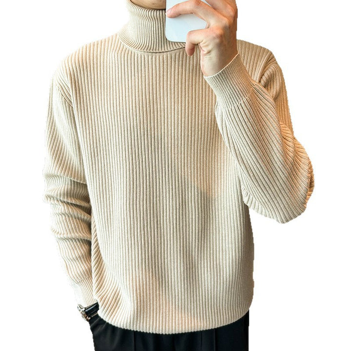Herren Strickpullover mit hohem Kragen Echo Archive